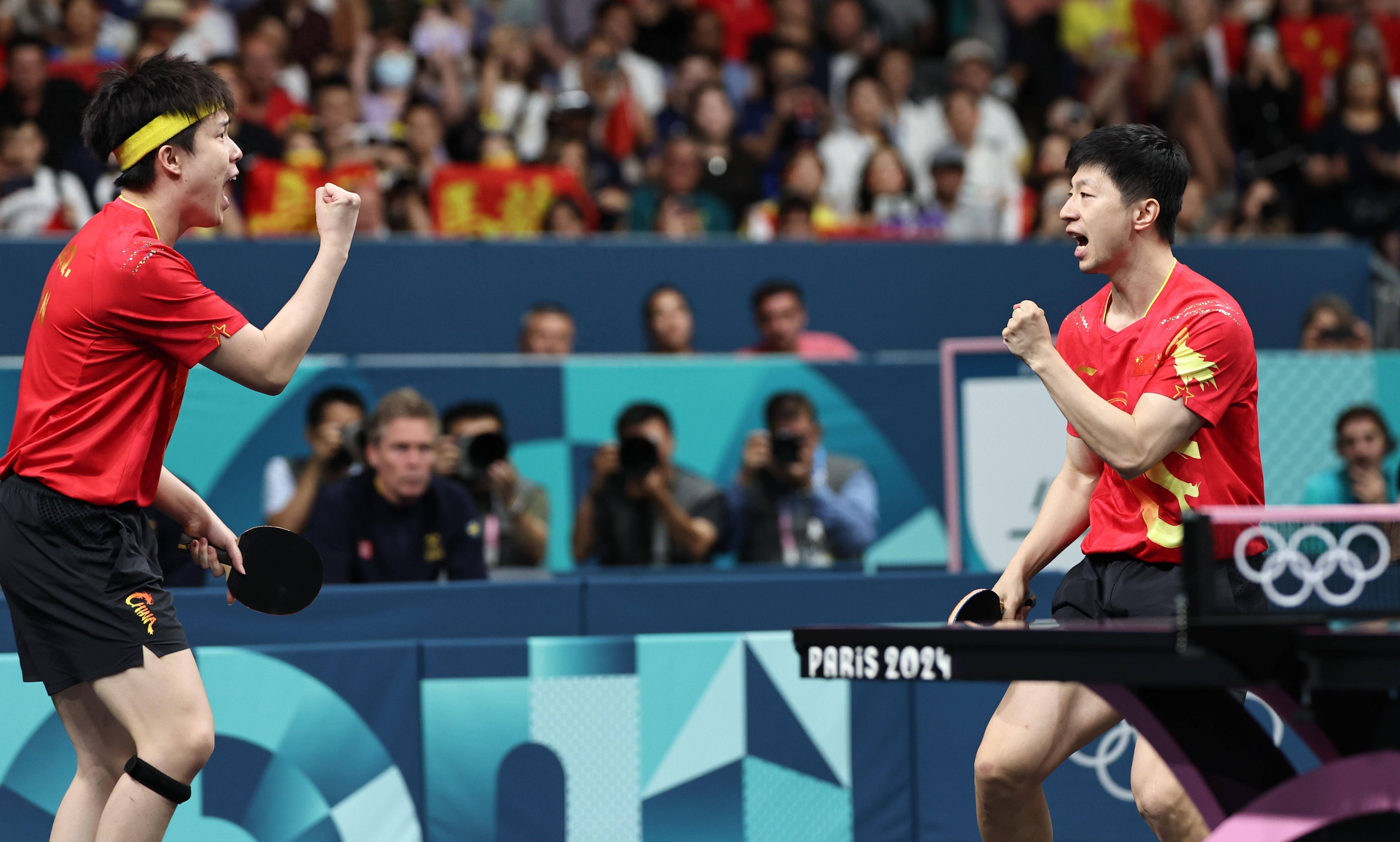 中国队力克法国队，马龙带队取胜